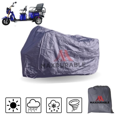 MaxDurable Kral KR 53 Vanetta 5000 3 Kişilik Elektrikli Motosiklet Brandası Dört Mevsim